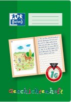 OXFORD Schule Geschichtenheft A4, 16 Blatt, Lineatur 1G,...