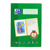 OXFORD Schule Geschichtenheft A4, 16 Blatt, Lineatur 2G,...