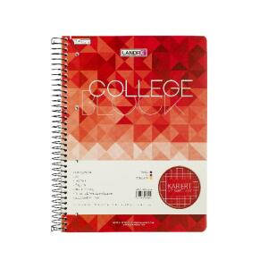 LANDRÉ  Collegeblöcke 220x295-160 Blatt -Lineatur 28-4 fach gelocht-70 g/qm