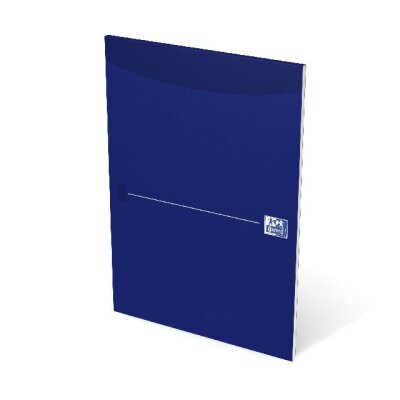 Oxford Office Briefblock "Essentials" A4, blanko, 50 Blatt, Optik Paper®, 10er-Packung  original blue / blau