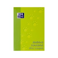 OXFORD Schule Malblock A4, 100 Blatt, blanko, Optik...