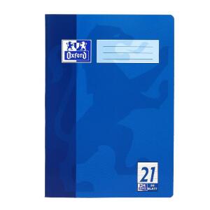 OXFORD Schule Schulheft A4, 32 Blatt, Lineatur 21 (liniert), Optik Paper®