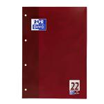 Arbeitsblätterblock A4, 50 Blatt, Lineatur 22 4fach...