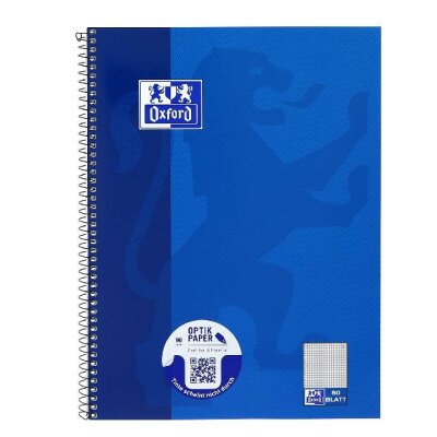 Oxford  Collegeblöcke Notenlineatur 220x295-50 Blatt-4-fach Lochung-90g/qm