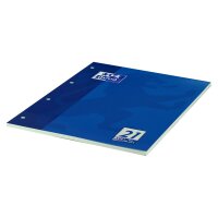 OXFORD Schule Schulblock A4, kopfgeleimt, 50 Blatt,...