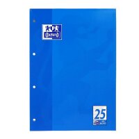 OXFORD Schule Schulblock A4, kopfgeleimt, 50 Blatt,...