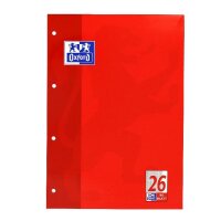 OXFORD Schule Schulblock A4, kopfgeleimt, 50 Blatt,...