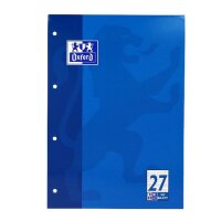 OXFORD Schule Schulblock A4, kopfgeleimt, 50 Blatt,...