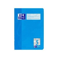 OXFORD Schule Schulheft A5, 16 Blatt, Lineatur 5 (kariert...
