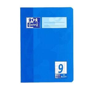 OXFORD Schule Schulheft A5, 16 Blatt, Lineatur 9 (liniert mit Rand rechts), Optik Paper®