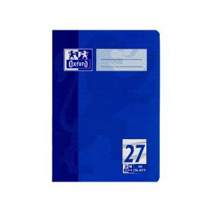 OXFORD Schule Schulheft A5 16 Blatt Lineatur 27 (liniert mit Rand links und rechts) 90 g/m²