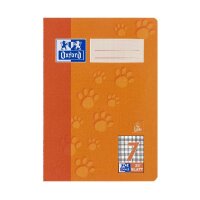 OXFORD Schule Schulheft A5, 32 Blatt, Lineatur 7 (kariert...