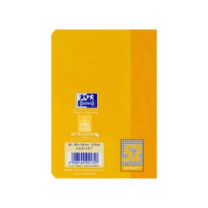 OXFORD Schule Oktavheft A6, 32 Blatt, Lineatur 52 (kariert), Optik Paper®