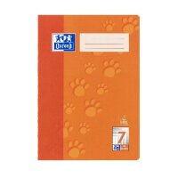 OXFORD Schule Schulheft A4, 16 Blatt, Lineatur 7 (kariert...
