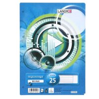 LANDRÉ Ringbucheinlagen A4, 100 Blatt, 70...