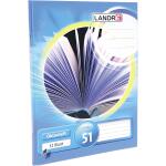 LANDRÉ Oktavheft A6, 32 Blatt, 70 g/m², Lineatur 21 (liniert)