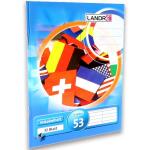 LANDRÉ Vokabelheft A6, 32 Blatt, 70 g/m²,...