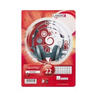 LANDRÉ Ringbucheinlagen A5, 50 Blatt, 70...