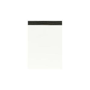 LANDRÉ Notizblock ohne Deckblatt, A6, schwarz gefälzelt, 50 Blatt, 70 g/m², Lineatur 20 (blanko)