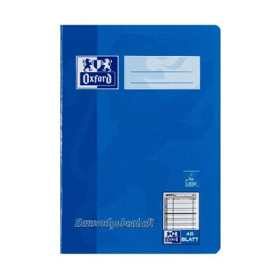 OXFORD Schule Hausaufgabenheft A5, 48 Blatt, Sonderlineatur, Optik Paper®
