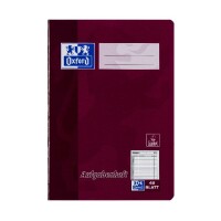 OXFORD Schule Aufgabenheft A5, 48 Blatt, Optik Paper®