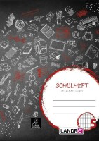 LANDRÉ Schulheft A5, 32 Blatt, 80 g/m²,...