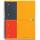 OXFORD International Notebook A4+, liniert 6 mm, 80 Blatt, Optik Paper®, 4fach gelocht, mit Doppelspirale, extra starkem Deckel und Mikroperforation, 5er-Packung