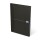 Oxford Office Gebundenes Buch "Essentials" A4, kariert 5 mm, 96 Blatt, Optik Paper®,mit extra starkem Deckel und abtrennbaren Ecken, 5er-Packung smart black / schwarz