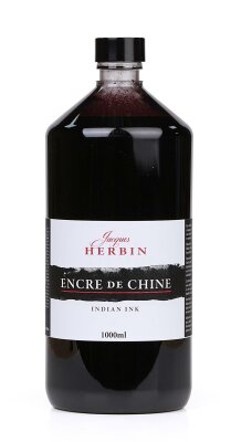 Herbin Tinte Tusche 1000 ml schwarz
