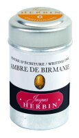 Herbin Dose mit 6 Patronen - Bernstein