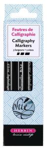 Herbin Kalligraphie Filzstifte 3St