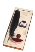 Herbin Kalligraphie-Set Saphirblau+Stempel