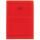 Elco Sichtmappen Ordo classico - rot, 120g, 100 Stück, Sichtfenster und Linien