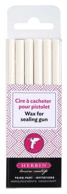 Herbin Siegellack Box 6Stg extraweiss