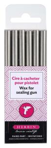 Herbin Siegellack Box 6Stg silber