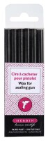 Herbin Siegellack Box 6Stg schwarz