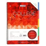 Collegeblock mit 5 Registerblättern, 80Blatt, 70g,...