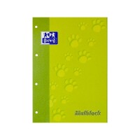 OXFORD Schule Malblock A4, 100 Blatt, blanko, Optik...