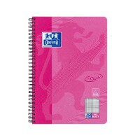 Oxford Touch Collegeblock B5 kariert rosa, 80 Blatt Optik...