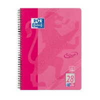 Oxford Touch Collegeblock A4+ L.28 rosa, 80 Blatt Optik...