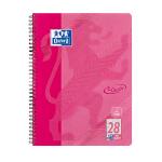 Oxford Touch Collegeblock A4+ L.28 rosa, 80 Blatt Optik...