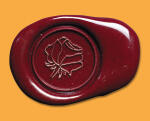 Herbin Siegel, rd Holzgr, Rose