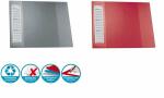Schreibunterlage Durella D2 rot 52x65cm, Seitentaschen u....