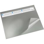 Schreibunterlage Durella DS grau 52x65cm, Vollsichtfolie...