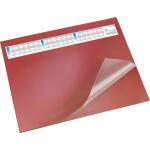 Schreibunterlage Durella DS rot 52x65cm, Vollsichtfolie...