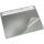 Schreibunterlage Durella Soft grau 50x65cm, wechselbare Vollsichtfolie