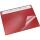 Schreibunterlage Durella Soft rot 50x65cm, wechselbare Vollsichtfolie