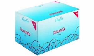 Gummiring Rondella Nr 8 rot Durchmesser 50mm, 1kg Schachtel