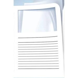 ELCO Sichtmappen Ordo classico - weiß, 120g, 10 Stück, Sichtfenster und Linien