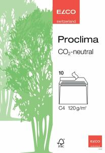 ELCO Briefhülle Proclima - C4, hochweiß, Haftklebung, 100 g/qm, 10 Stück Box